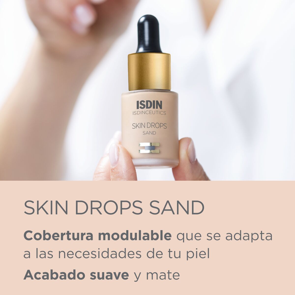 Isdin Isdinceutics maquillaje liquido skin drop color arena 15ml. – Derma  Express MX