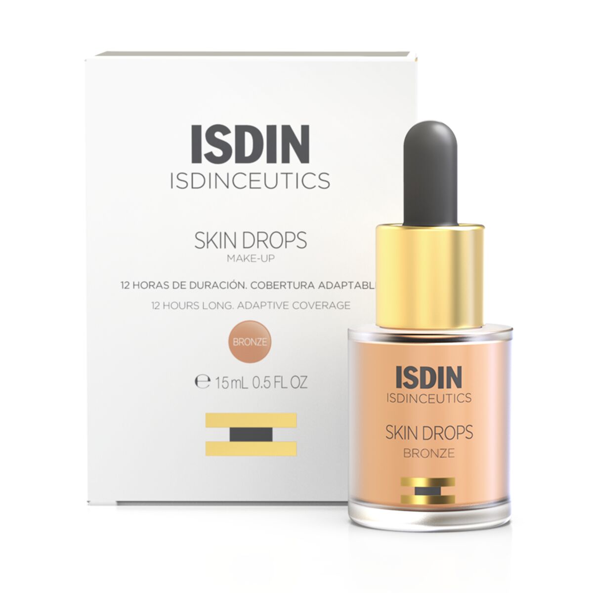 Isdin Isdinceutics maquillaje liquido skin drop color bronce 15ml