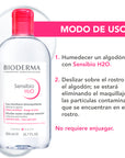 Bioderma Sensibio H2O, Agua micelar desmaquillante piel sensible 500ml.