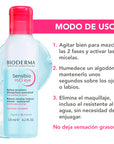 Bioderma Sensibio H2O Eye, Desmaquillante micelar bifásico 125ml.