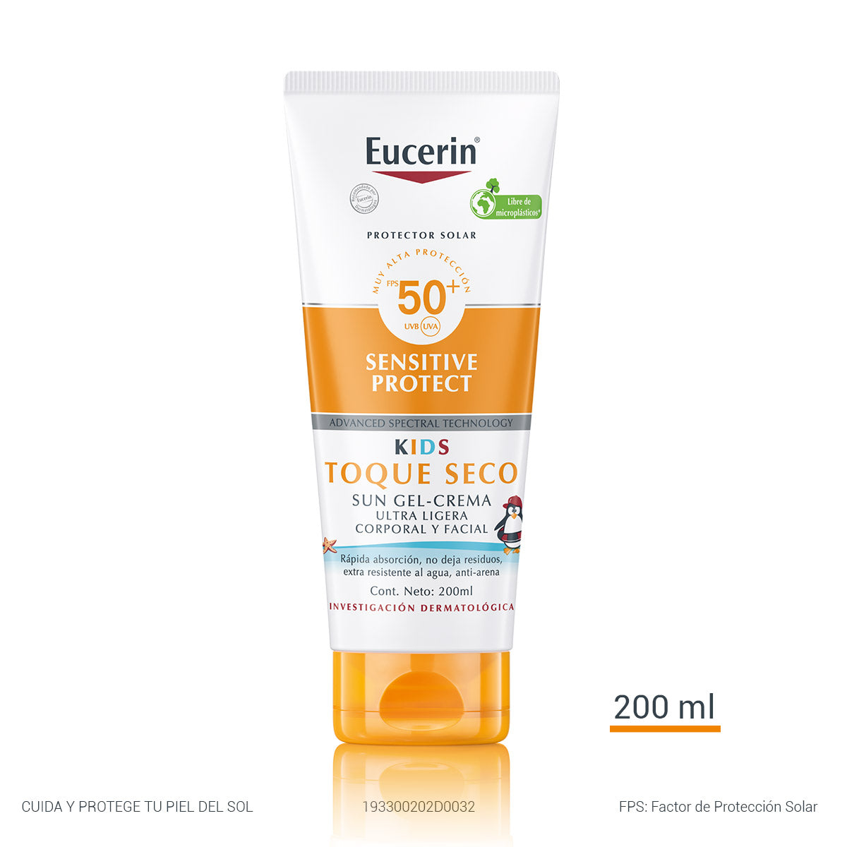 Eucerin Sun Kids protector solar para niños FPS50+ 200ml. – Derma ...