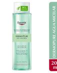 Eucerin Dermopure agua micelar facial piel grasa y/o con tendencia acneica 200ml.