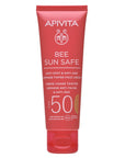 Apivita Protector Antiedad y Antimanchas color dorado SPF50, 50ml.