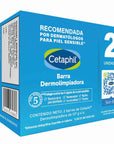 Cetaphil 2 Pack barra dermolimpiadora para piel sensible 127gr c/u.