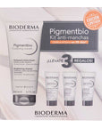 Bioderma Kit-pigmentbio foaming crema 200ml + Pigmentbio sensitive 8ml + Pigmentbio daily care 5ml + Pigmentbio night renewer 5ml.