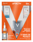 Vichy liftactiv serum vitamina c 20ml + mineral 89 3ml + ech uv age tint light ip50+ 3ml.