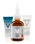 Vichy liftactiv serum vitamina c 20ml + mineral 89 3ml + ech uv age tint light ip50+ 3ml.