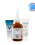 Vichy liftactiv serum vitamina c 20ml + mineral 89 3ml + ech uv age tint light ip50+ 3ml.