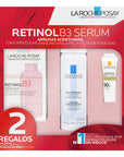 La Roche Posay Kit Anti arrugas Retinol B3 30ml + Agua Termal 50ml + Anthelios Age Correct.