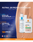 La Roche Posay Kit-Anthelios UV Mune 400 Oil Control Fluido FPS 50+ c/c 50ml+Effaclar Agua Micelar Ultra 50ml.