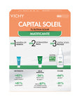 Kit-Capital Soleil UV Clear SPF50+ 40ml + Mineral 89 probiotic 5ml + Normaderm probio-bha serum 5ml.