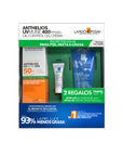 Kit-Anthelios UV Mune 400 gel crema 50+ 50ml + Effaclar gel moussant 50ml + Effaclar serum concentrate 3ml.