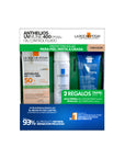 Kit-Anthelios UV Mune 400 c/c 50+ 50ml + Thermal spring water 50ml +Effaclar gel moussant 50ml.