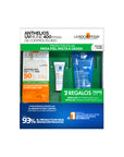 Kit-Anthelios UV Mune 400 fluido oil control 50+ 50ml + Effaclar gel moussant 50ml + Effaclar serum concentrate 3ml.