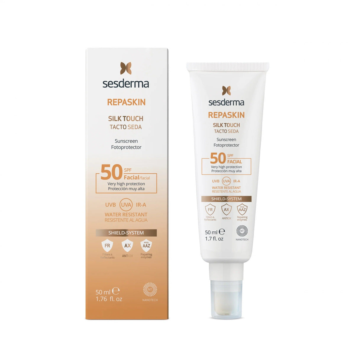 Sesderma-repaskin tacto seda c/c 50ml.