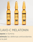 Isdin Isdinceutics Flavo-C Melatonin, Serum reparador de noche 30 ampolletas 2 ml c/u.