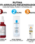 La Roche Posay Kit Retinol B3 Serum 30ml + Agua Termal 50ml + Anthelios Age-Correct 3ml.