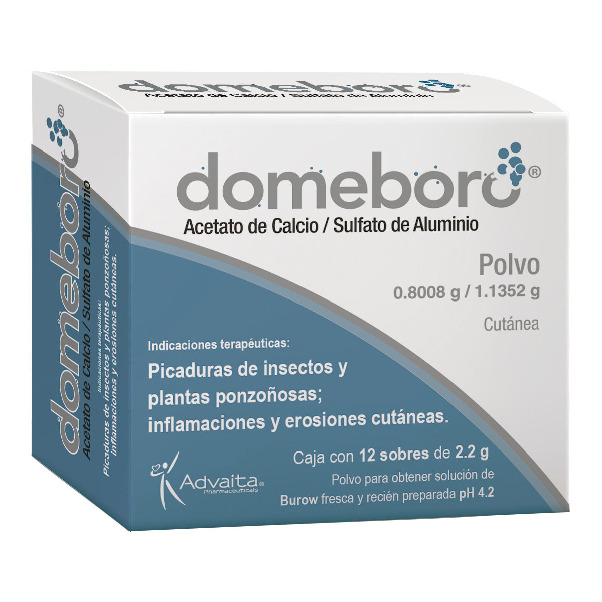 Advaita Domeboro Polvo 12 Sobres de 2gr