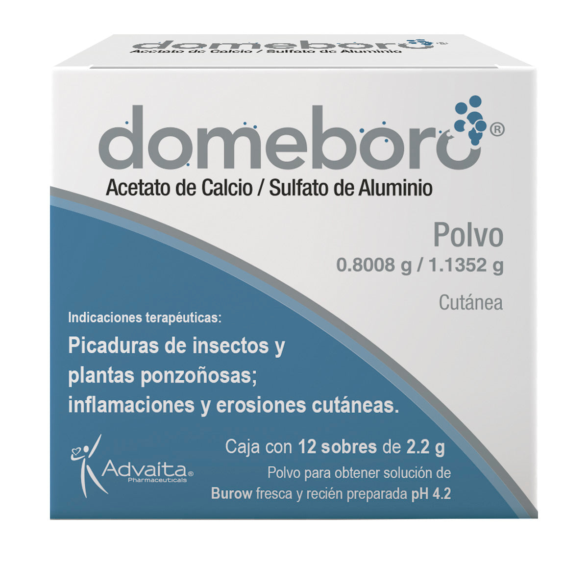 Advaita Domeboro Polvo 12 Sobres de 2gr